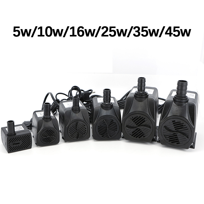 Marine Aquarium Return Pump - 3/5/10/16/25/35/45W EU 220v Submersible Water mirco