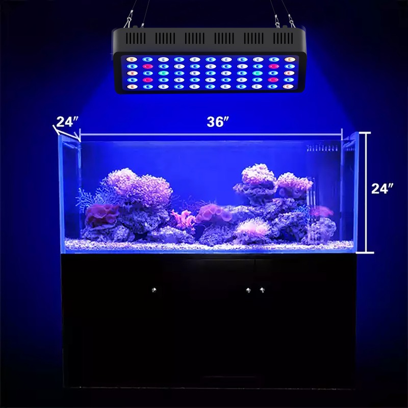 165W Aquarium Light Smart WIFI - Marine Aquarium Timing review and price