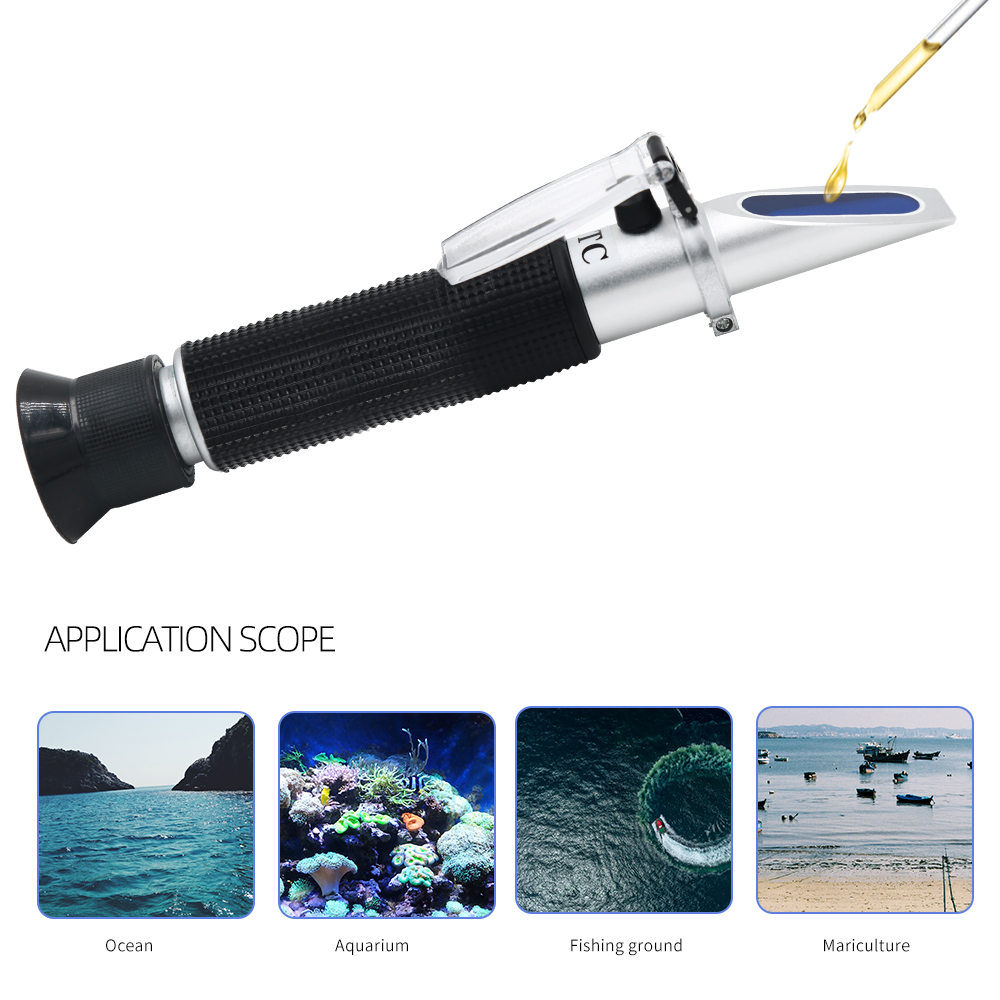 3 in 1 Handheld 0-10% Salinity - Marine Aquarium Refractometer review and price