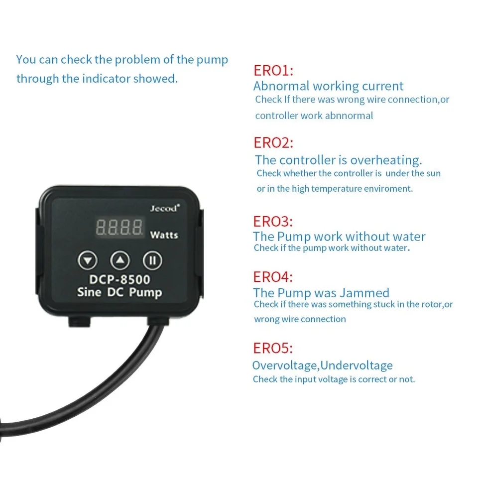 Jebao Jecod DCP 2500/3500/5000 - Marine Aquarium Return Pump review and price