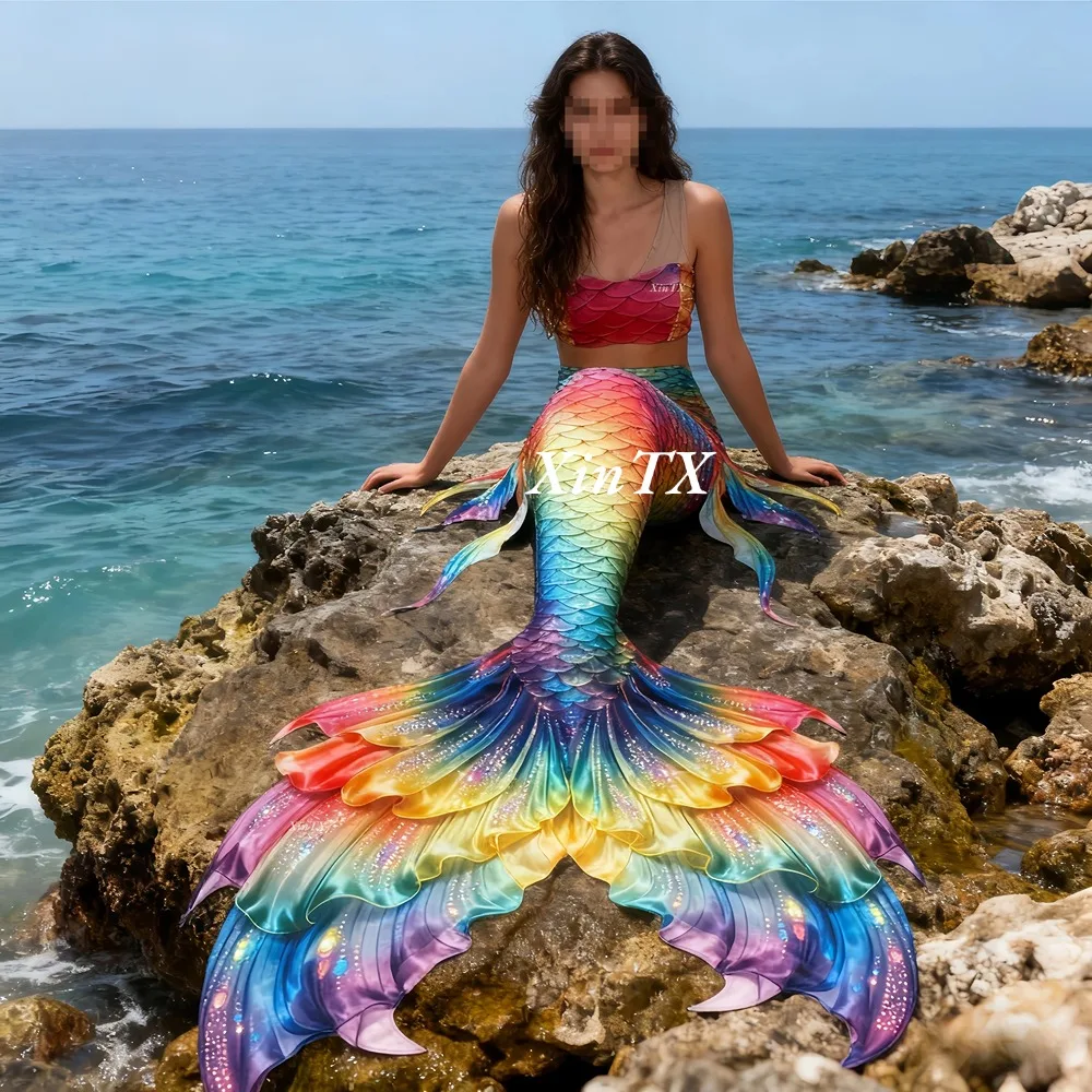 Mermaid tail rainbow-colored l - Aquarium & Marine Museum Kota Kinabalu review and price
