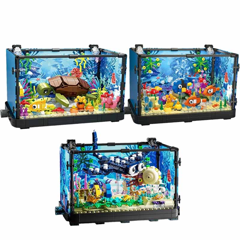 Fish Tank Building Block Set w - Aquarium Marine Fish review and price