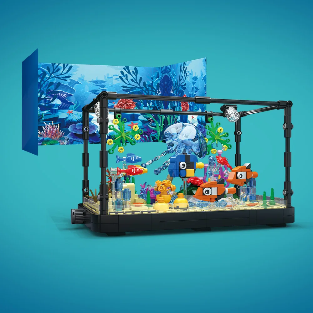 Fish Tank Building Block Set w - Aquarium Marine Fish review and price