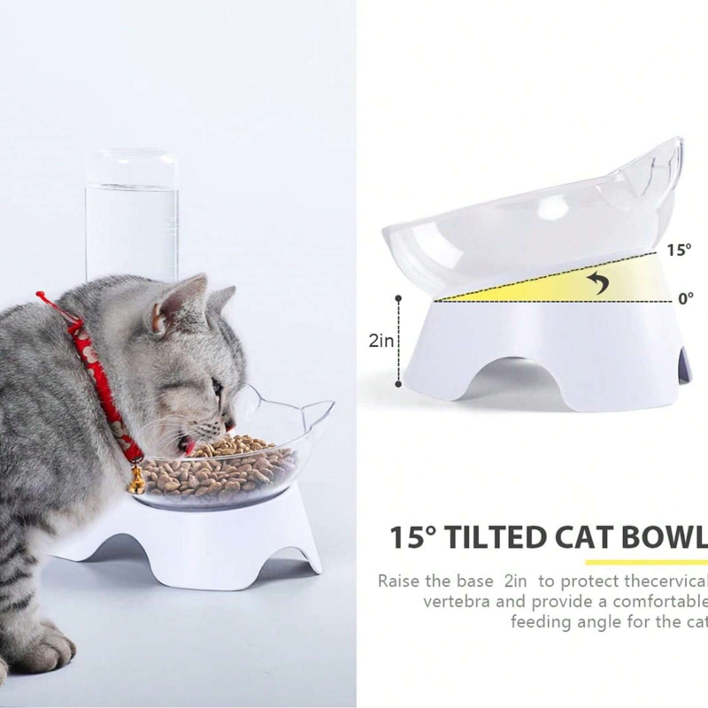1PC Double Dog Cat Bowls Pets  - Royal Canin Food Medium review and price