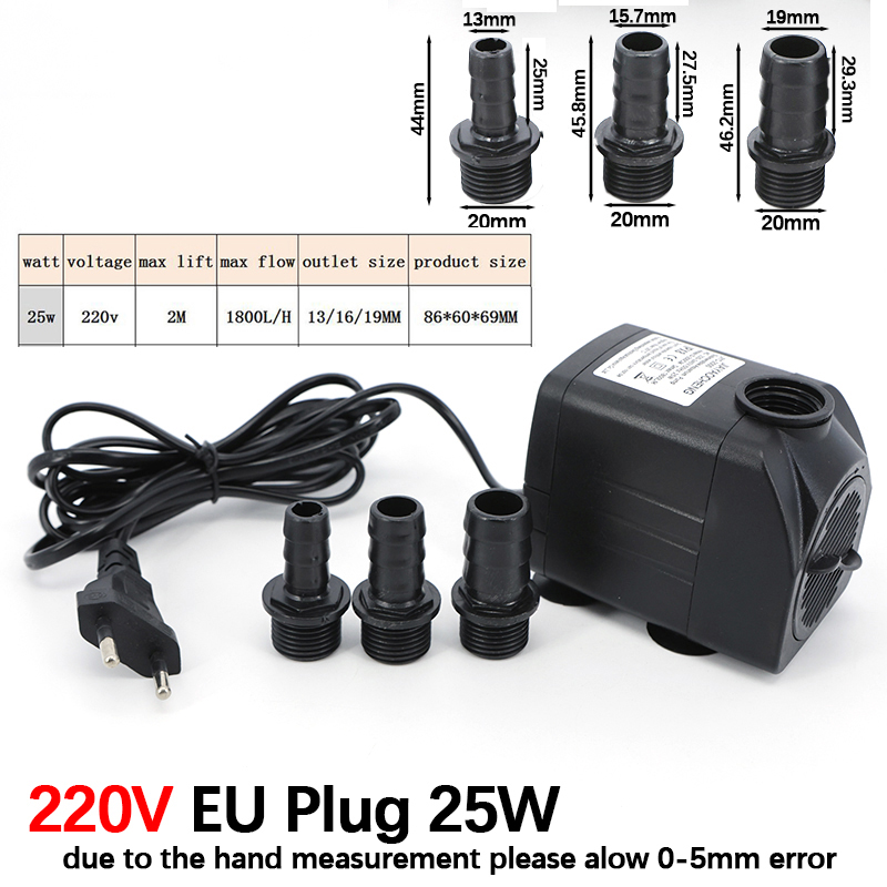 AC 220V 16W 25W Submersible Wa - Marine Aquarium Nano review and price
