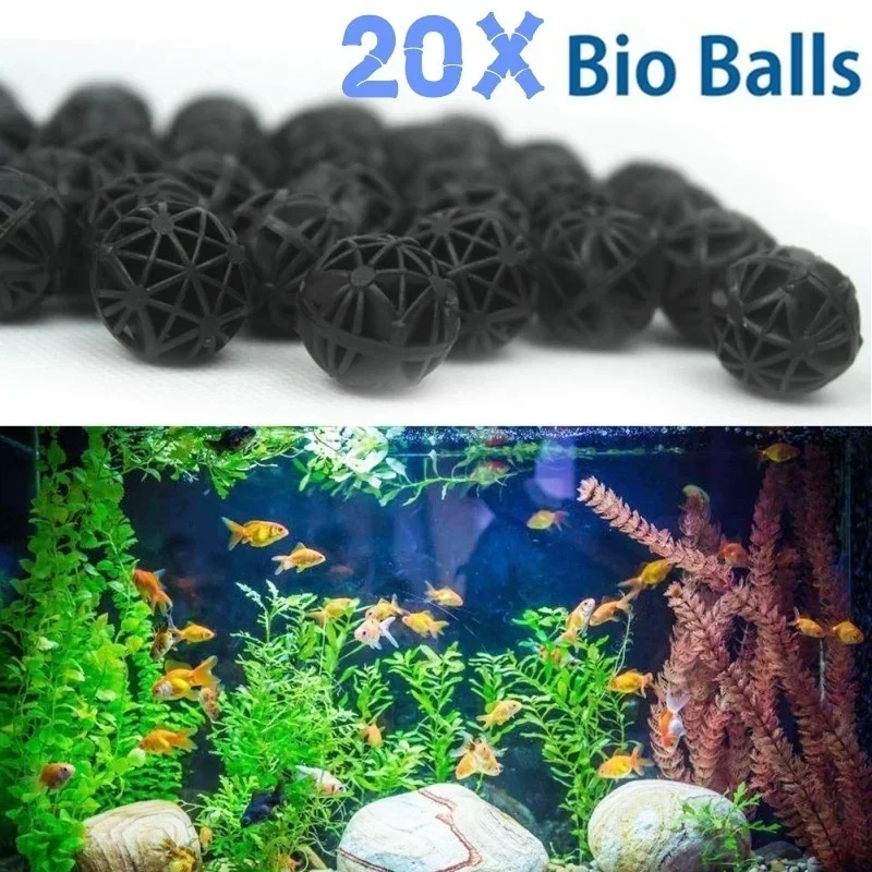 20Pcs 16mm Aquarium Filter Bio - Marine Aquarium Filter Media review and price